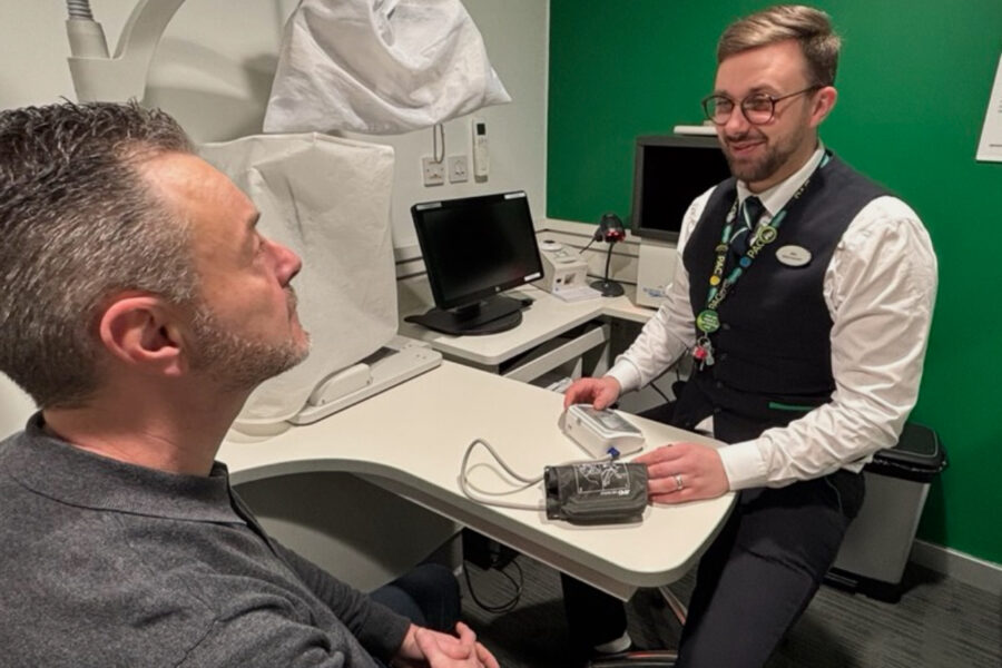 Specsavers Hemel Hempstead blood pressure